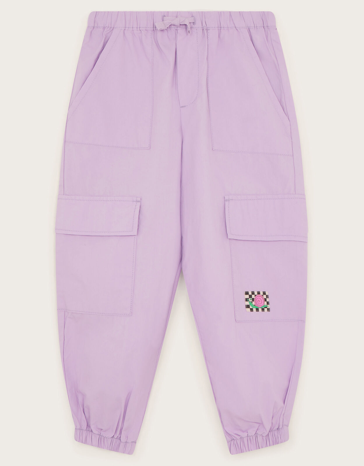 Cargo Parachute Trousers Purple Girls Trousers Leggings