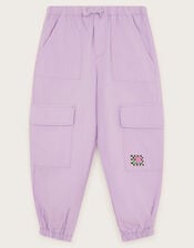 Cargo Parachute Trousers, Purple (LILAC), large