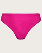 Maria Ribbed Bikini Bottoms, Pink (PINK), large