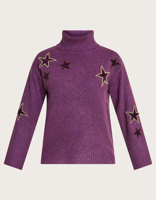 Sophia Star Jumper, Purple (PURPLE), large