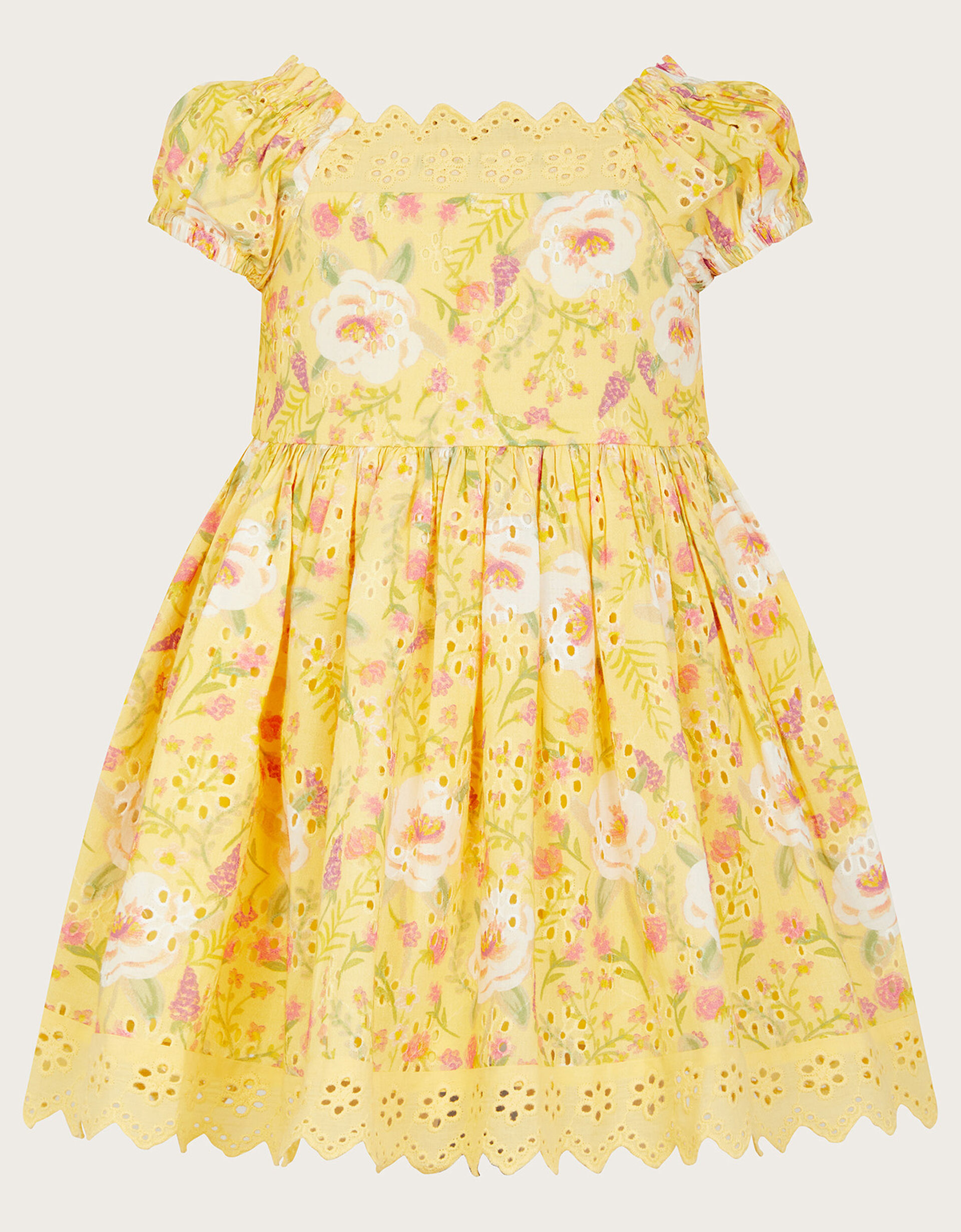 Blended Dress For Baby Boy In Car Print Yellow Color main image 0