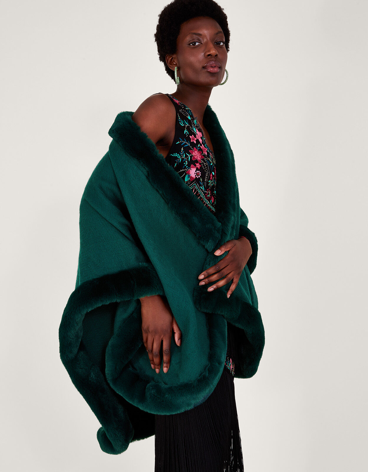 Faux fur best sale wraps and shawls