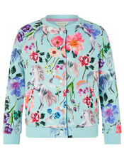 Armelle Unicorn Sweat Bomber Jacket, Blue (AQUA), large