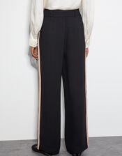 Scarlet Trim Trousers, Black (BLACK), large