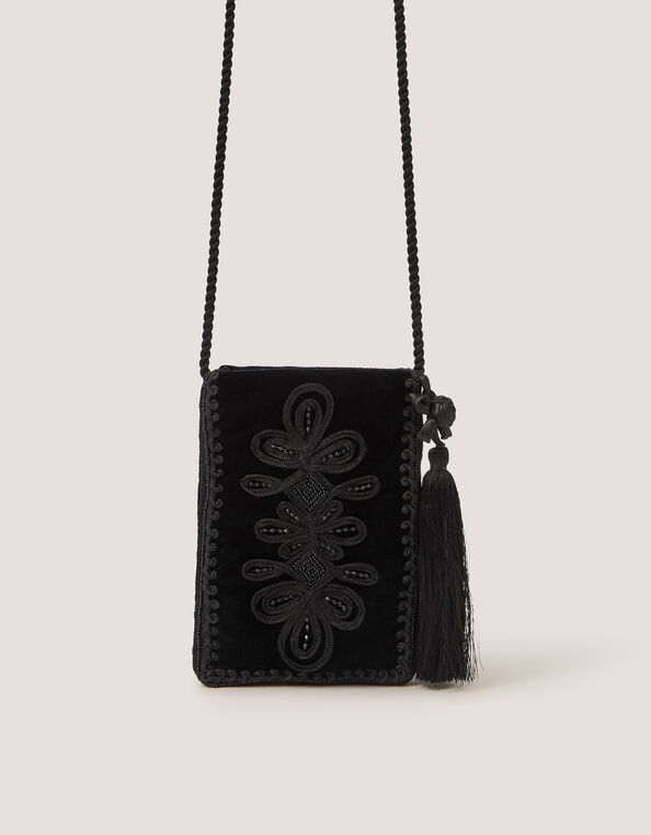 Dori Embroidered Phone Bag, , large