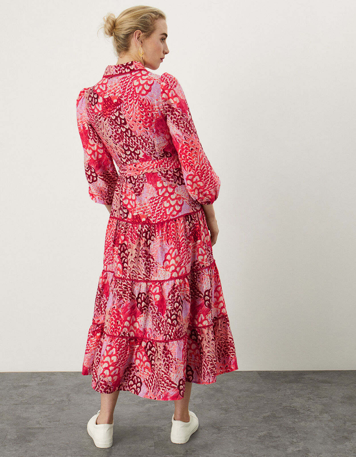 Freya print shirt dress discount