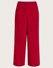 Raya Wide Leg Trousers, Red (RED), large