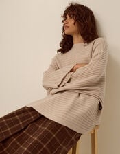 Rumi Relaxed Jumper, Natural (NATURAL), large
