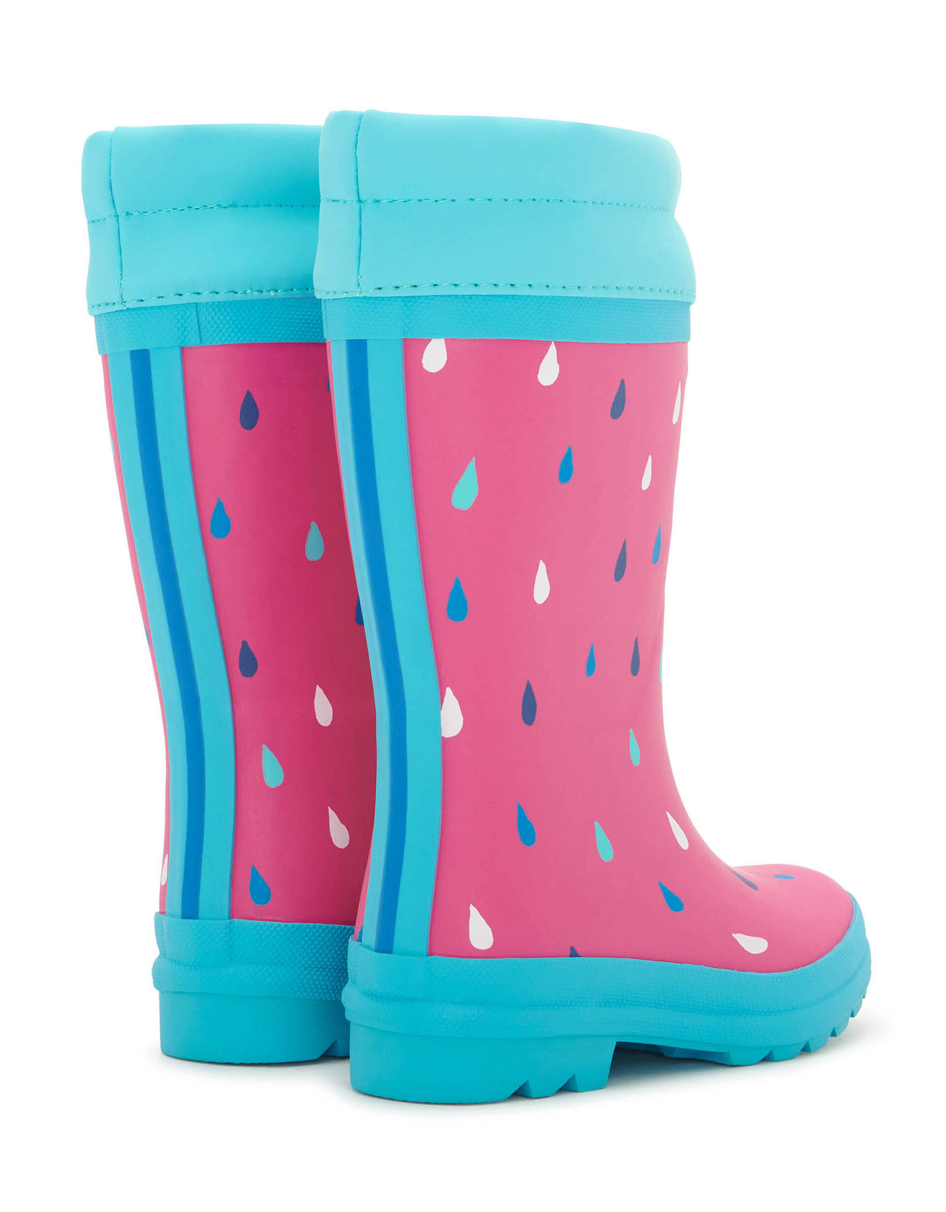 Pink and green rain boots cheap