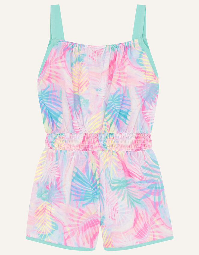 Active Palm Print Playsuit , Pink (PINK), large