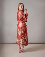 One Hundred Stars Chrysanthemum Print Robe, , large
