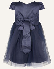 Baby Tulle Skirt Bridesmaid Dress, Blue (NAVY), large