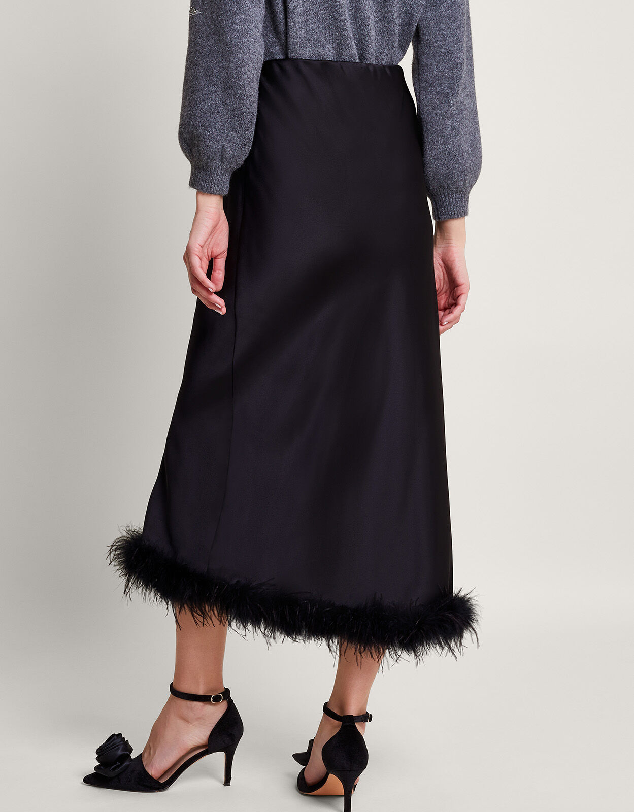 Feather midi skirt uk new arrivals