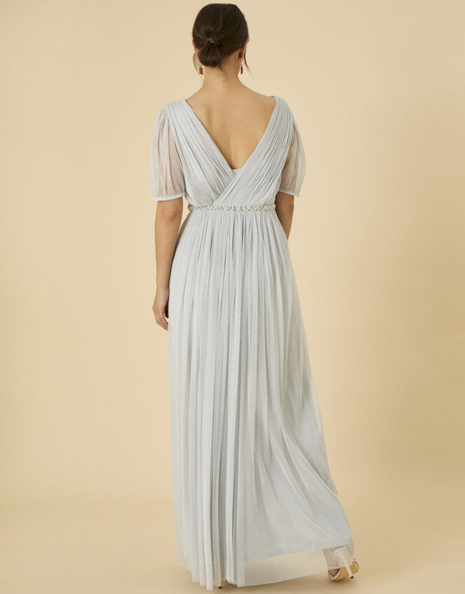 Gail Embellished Maxi Dress, Blue (BLUE), large