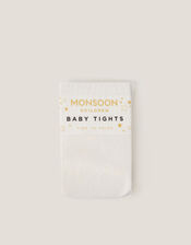 Baby Diamond Butterfly Tights, Ivory (IVORY), large