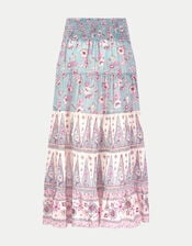 East Clementine Maxi Skirt, Green (MINT), large