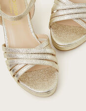 Sparkle Sandals, Gold (GOLD), large