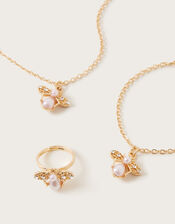Bumble Bee and Pearl Jewellery Set	, , large