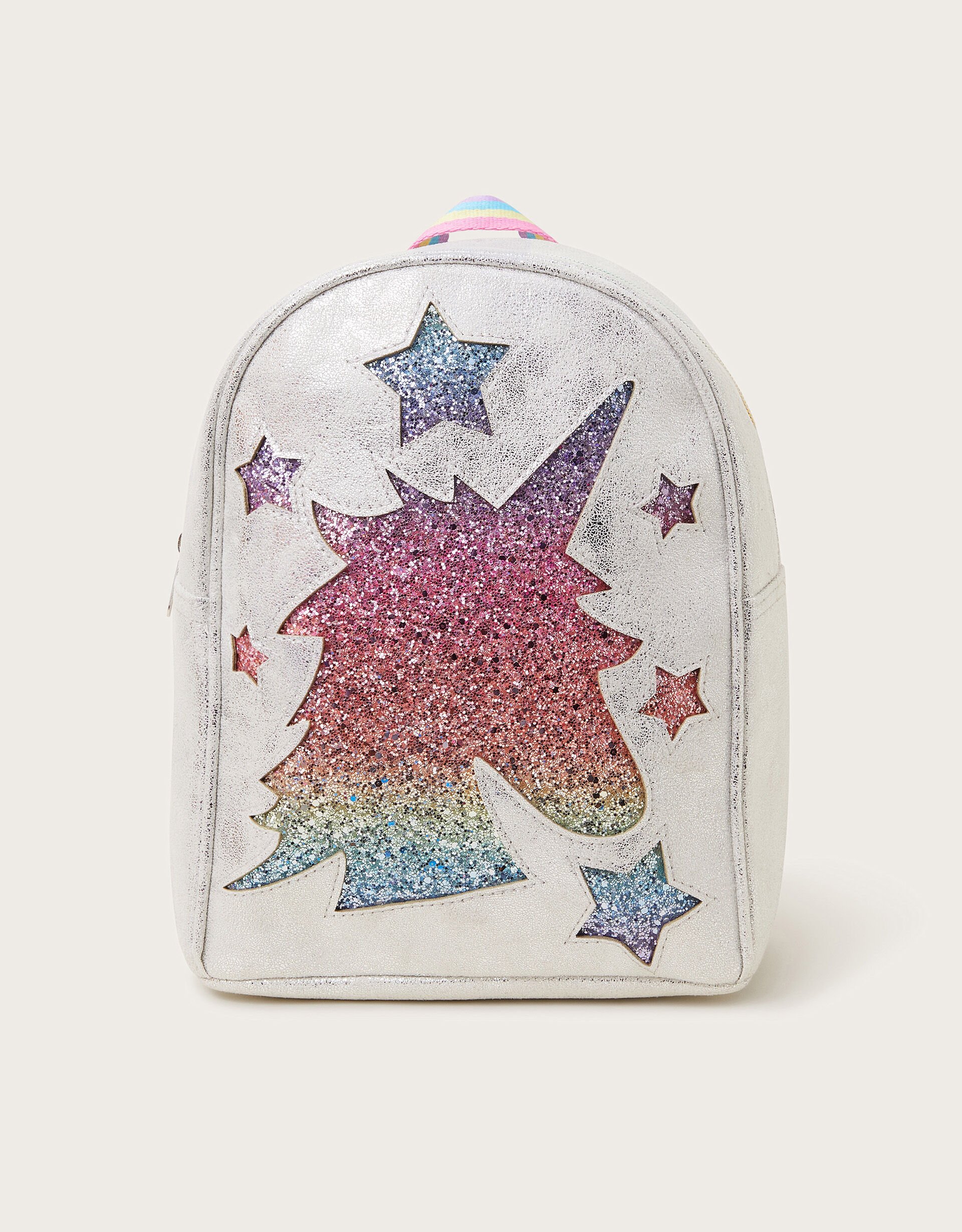 Glitter Rainbow Unicorn Backpack Accessories Monsoon UK