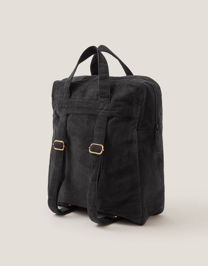 Lily Embroidered Corduroy Backpack, , large