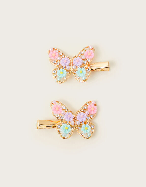 2-Pack Daisy Butterfly Clips, , large