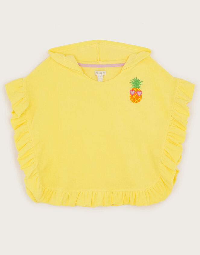 Pineapple Towelling Cover-Up, Yellow (YELLOW), large