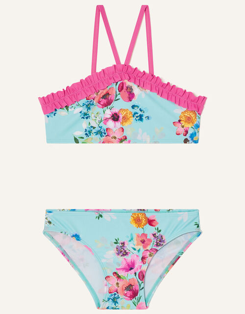 Josie Floral Frill Bikini Set, Multi (MULTI), large