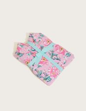 Floral Button Through Pyjama Set, Pink (PINK), large