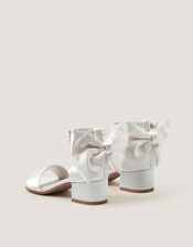 Open-Toe Bow Heels, Ivory (IVORY), large