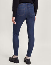 Iris Regular-Length Skinny Jeans, Blue (BLUE BLACK), large