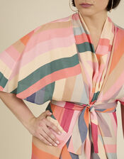 Tallulah and Hope Longer-Length Stripe Dress, Multi (MULTI), large