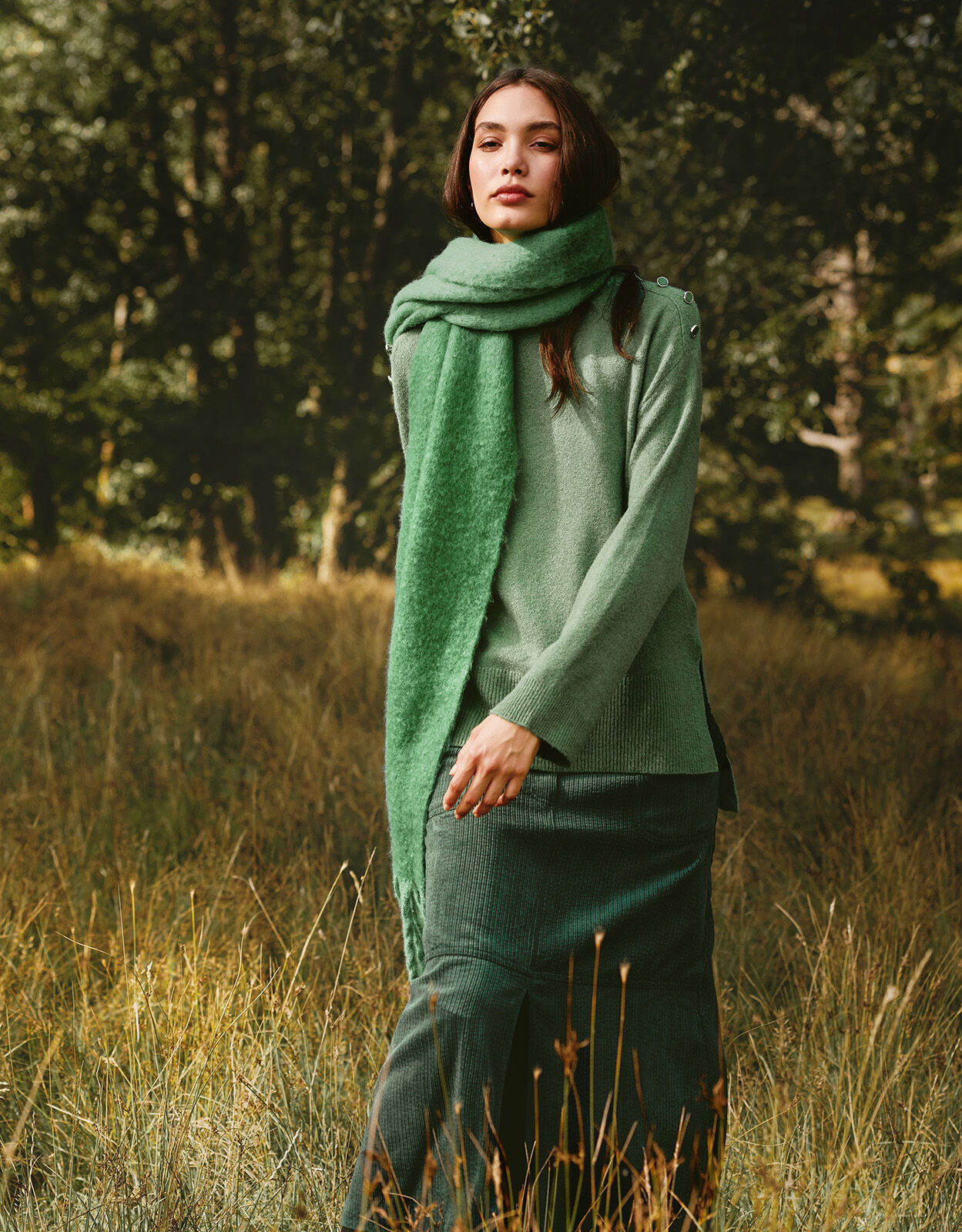 Green clearance longline jumper