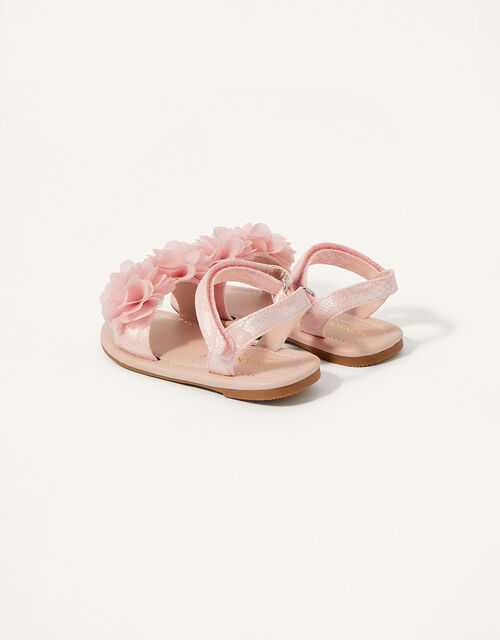 Shimmer Corsage Walker Sandals, Pink (PINK), large