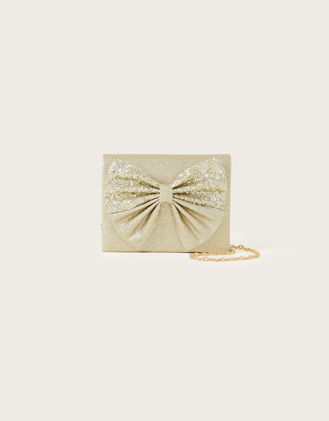 Glitter Bow Mini Bag, , large