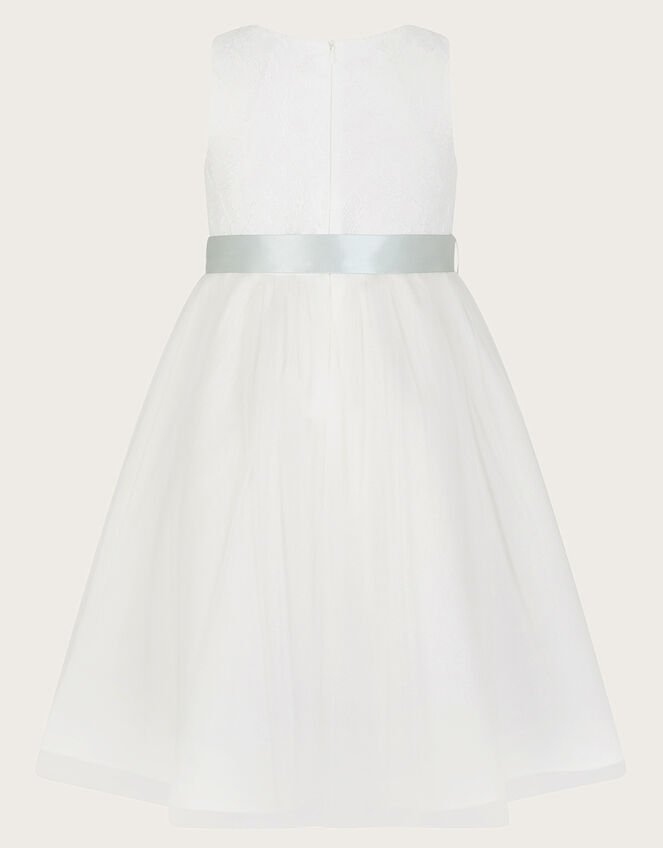 Frankie Scuba Bridesmaid Dress, Ivory (IVORY), large