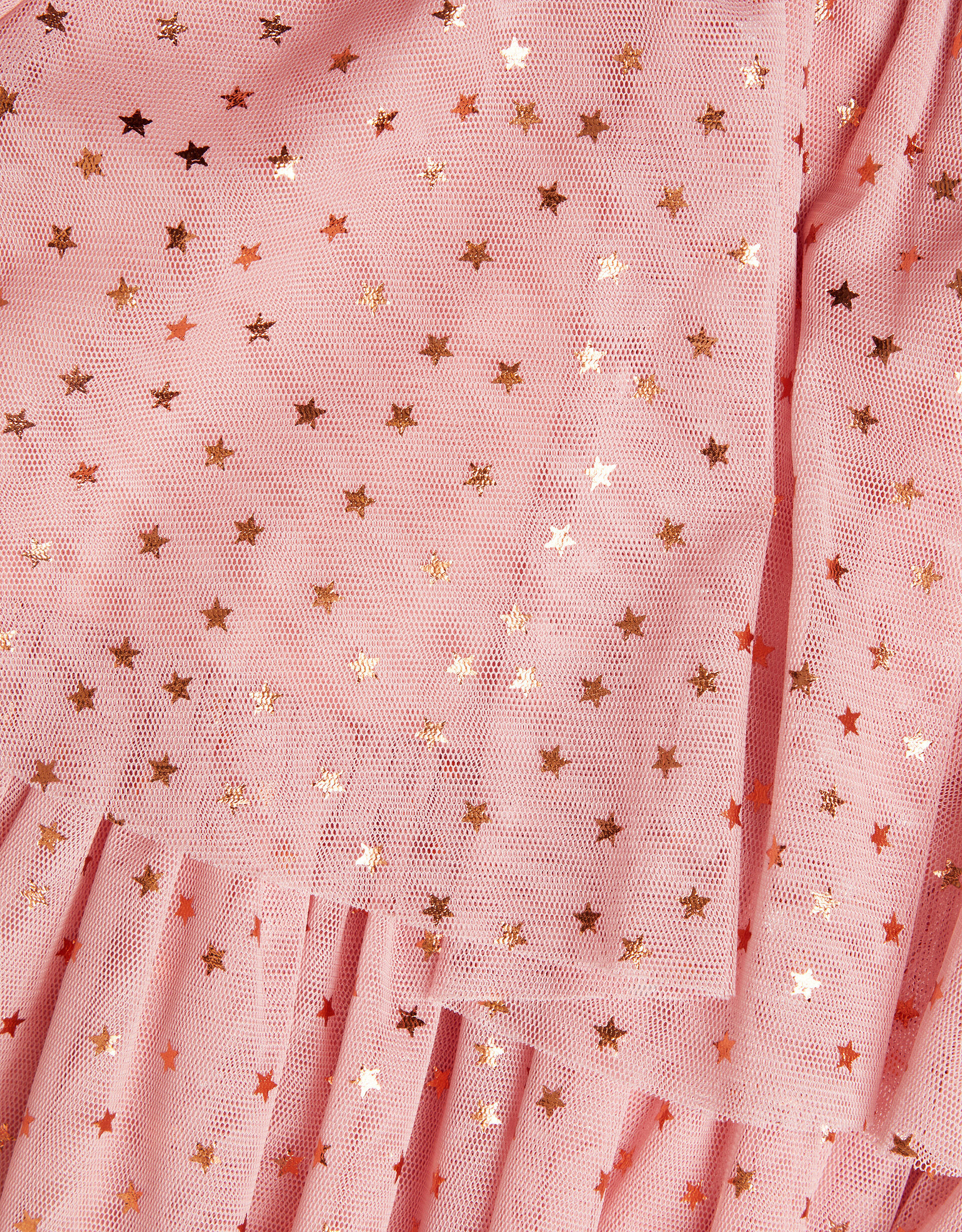 Star mesh tiered dress on sale