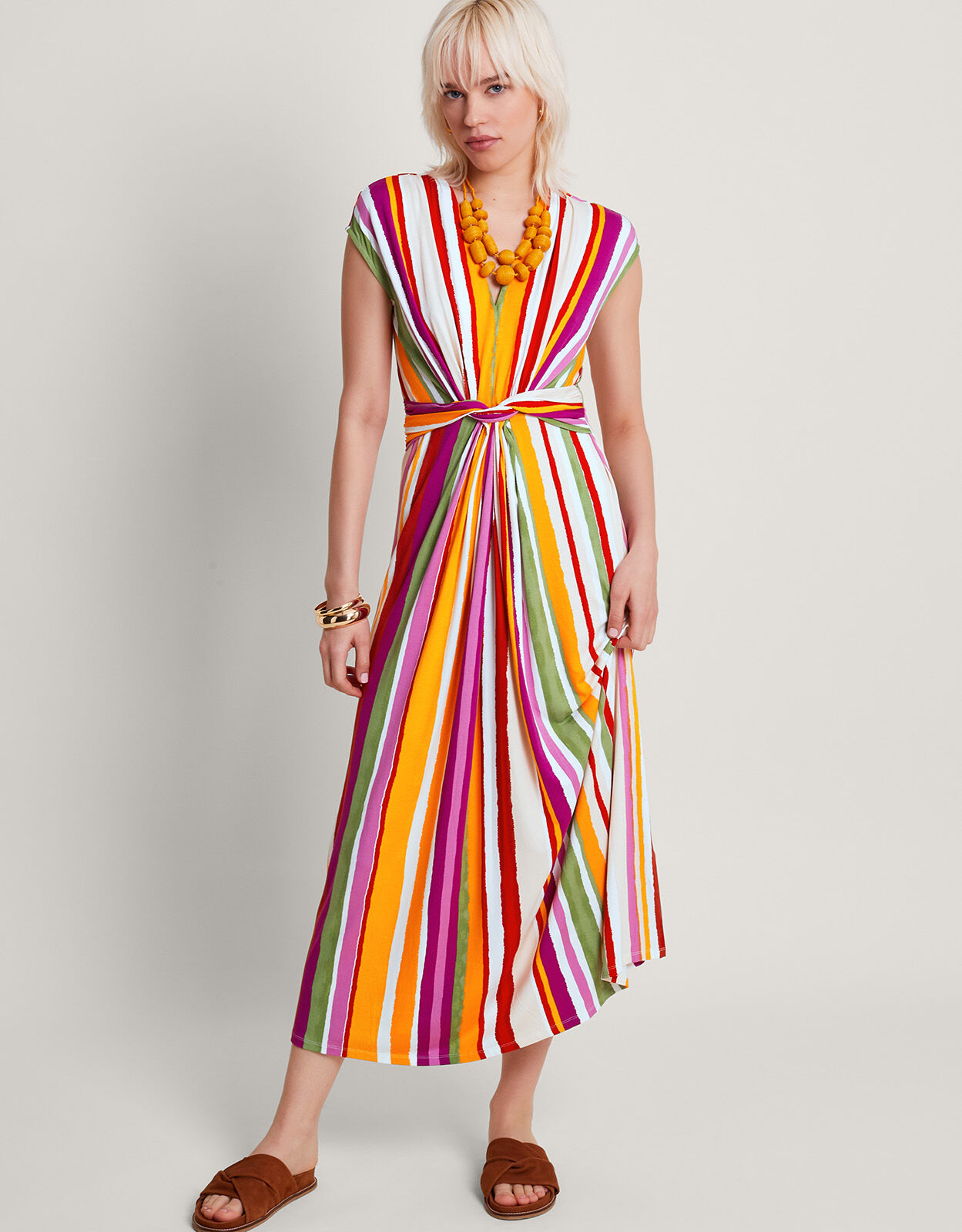 Striped maxi dress uk cheap