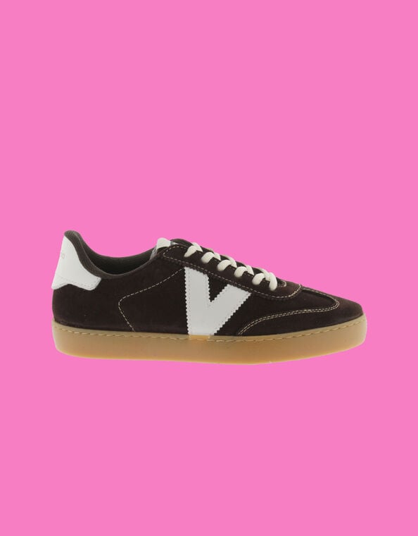 Victoria Berlin Suede Trainers, Brown (BROWN), large