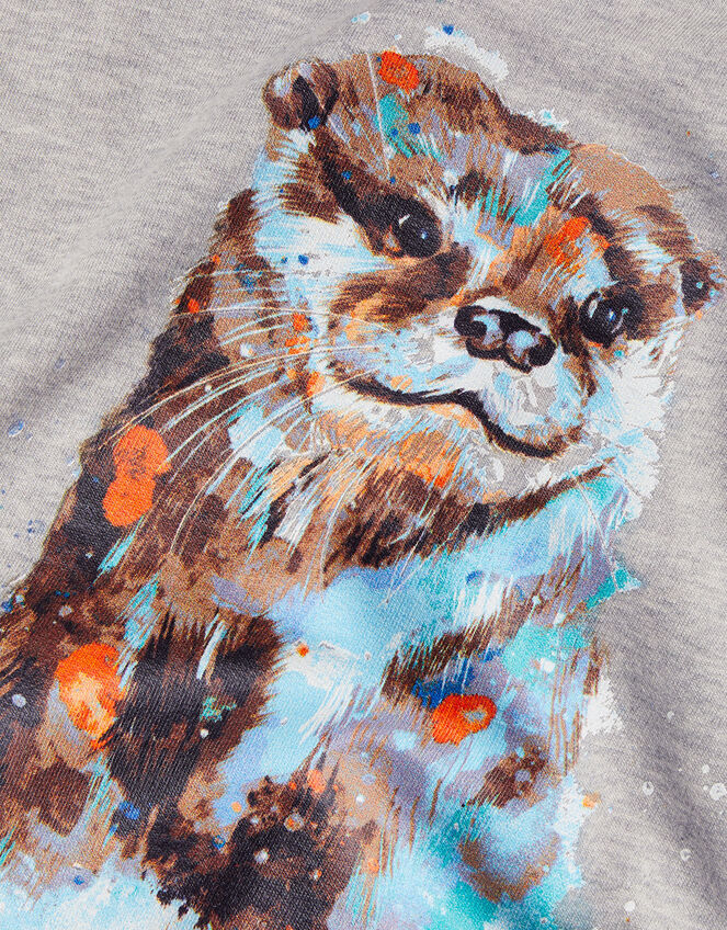 Otter Sweater WWF-UK Collaboration, Grey (GREY), large