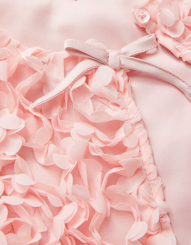 Appliqu&eacute; Rose Cropped Jacket, Pink (PINK), large