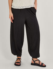 Jersey Hareem Trousers Black