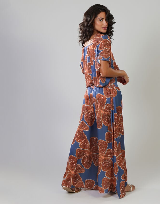 Traffic People Whispers Print Top, Blue (BLUE), large