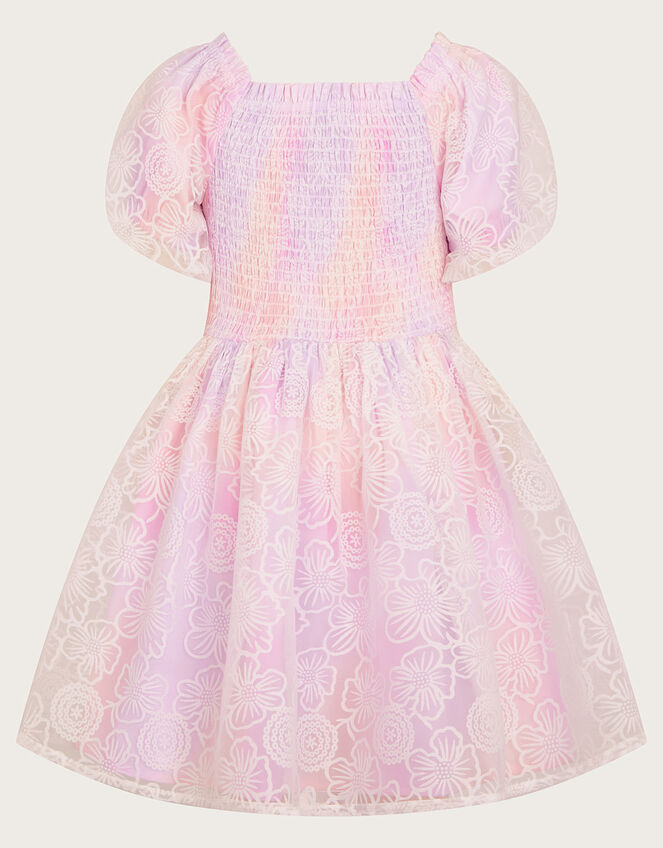 Ombre Floral Dress, Purple (LILAC), large