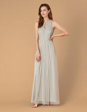 Sophie Embellished Tulle Maxi Dress, Green (GREEN), large