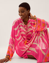 Paloma Palm Print Midi Kaftan, , large