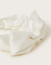 Bridesmaid Bow Headband, Ivory (IVORY), large