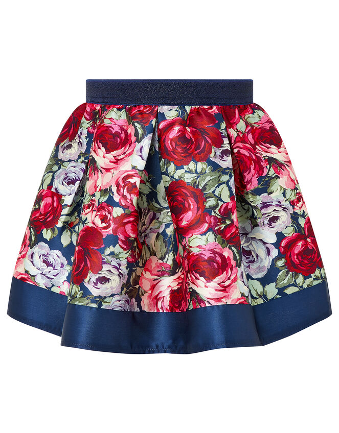 Magical Rose Top and Skirt Set, Blue (NAVY), large