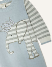 Harry The Elephant Romper, Blue (BLUE), large