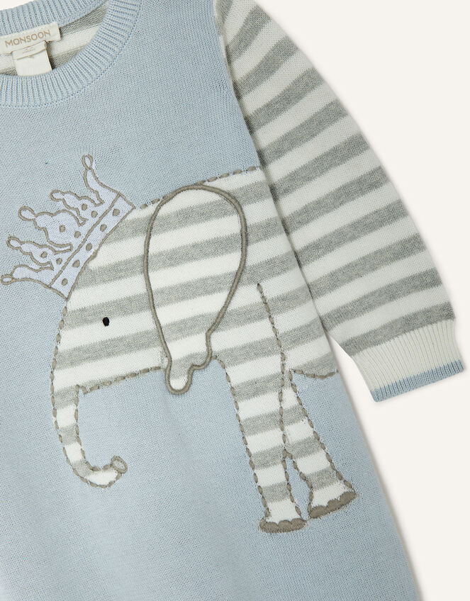 Harry The Elephant Romper, Blue (BLUE), large
