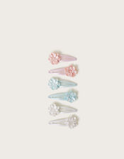 6-Pack Flower Hair Clips, , large